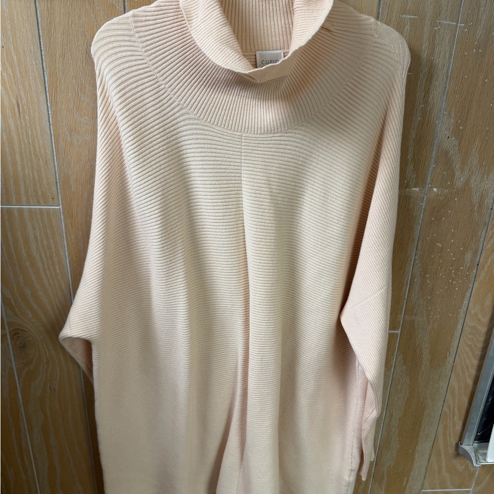 Cupio Soft Pink Cowl Neck Sweater